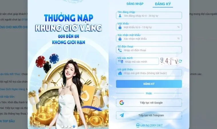 Đăng Ký 8Day Nhận Ngay Thưởng Lớn Trải Nghiệm Game Đỉnh Cao 2 Biểu mẫu đăng ký 8Day