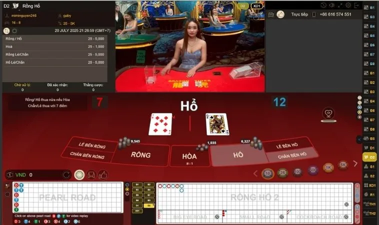 Thắng Lớn Cùng Dragon Tiger 8Day Trải Nghiệm Game Cược Tốc Độ 2 Chơi Dragon Tiger 8Day cùng dealer xinh đẹp