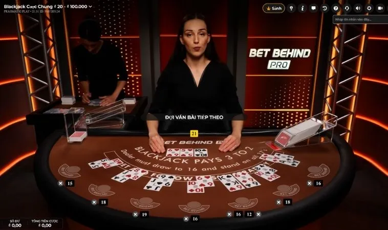Trở Thành Bậc Thầy Blackjack Tại 8Day Với Chiến Thuật Thông Minh 2 Bàn chơi Blackjack Tại 8Day